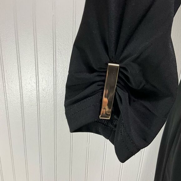 CARMEN MARC VALVO Faux Wrap Dress - Picture 3 of 5